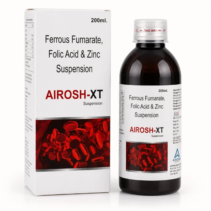 AIROSH-XT Syrup – Iron and Folic Acid Nutritional Syrup