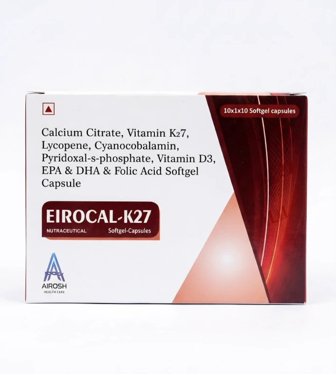 Eirocal-K27 Softgel Capsules – Calcium and Vitamin D3 Support